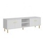Mueble Tv 4 Puertas Piano