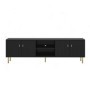 Mueble Tv 4 Puertas Piano