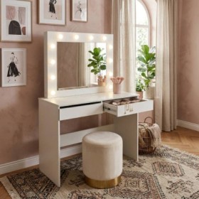 Tocador 2 Cajones Makeup Table