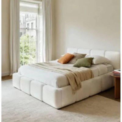 Cama Estofada Jolcem c/ Estrado, Sistema Elevatório e Baú Inc + Cochón Opc.