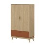 Armario 2 Puertas + 1 Cajón Scandi