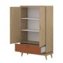 Armario 2 Puertas + 1 Cajón Scandi