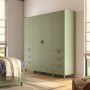 Armario 4 Puertas + 6 Cajones Scandi
