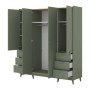 Armario 4 Puertas + 6 Cajones Scandi