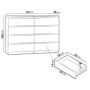 Cómoda 8 Cajones Malwa M8 140