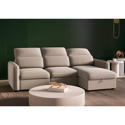 Sofá 2 Plazas + Chaise Long Reversible Démeter (236x100cm)