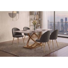 Pack Mesa de Jantar Elisa + 4 Cadeiras Porto