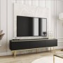Mueble TV 3 Puertas Oro