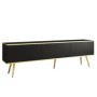 Mueble TV 3 Puertas Oro