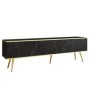 Mueble TV 3 Puertas Oro