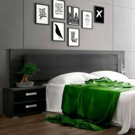 Cabecero Tapizado Rambla en Piel Sintético 260cm