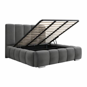 Cama Estofada Maison c/ Estrado e Sistema Elevatório Inc. + Colchão Opc.