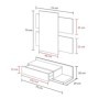 Mueble de Recibidor c/ Espejo Tekkan