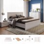 Pack Dormitorio Completo Marcus c/ Cómoda + Somier (200x160cm)