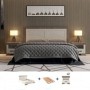 Pack Dormitorio Completo Marsel c/ 2 Mesitas de Noche + Somier (200x160cm)