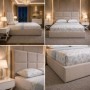 Cama Tapizada de Matrimonio Adriana + Colchón Opc.