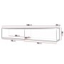 Mueble TV D 180 (c/ Luz LED)
