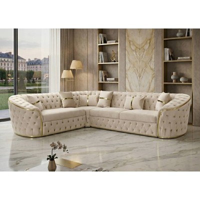 Sofá esquinero con cama Khalifa (255x320cm)