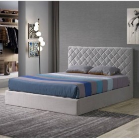 Cama Tapizada de Matrimonio Kiara + Colchón Opc.