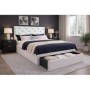 Cama Estofada Maia c/ Gaveta e Sistema de Baú Inc. + Colchão Opc.