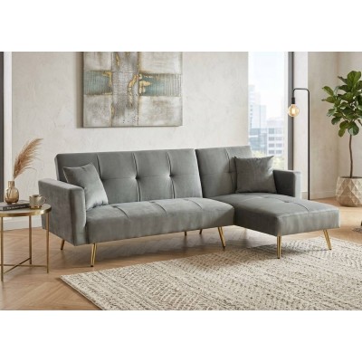 Sofá 3L + Chaise Long c/ Cama Mod. SL1044 (234x150cm)