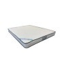 Romántica cama doble tapizada con cabecera curva + colchón Opc.