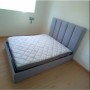 Cama Estofada Cindy + Colchão Opc.