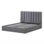 Cama Estofada Delmonte c/ Estrado e Sistema Elevatório Inc. + Colchão Opc.