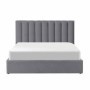 Cama Estofada Delmonte c/ Estrado e Sistema Elevatório Inc. + Colchão Opc.