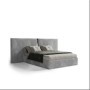 Cama Estofada Andreia (Cabeceira Longa) + Colchão Opc.