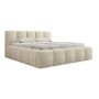 Cama Estofada Giordana c/ Estrado + Sistema Elevatório Inc. + Colchão Opc.
