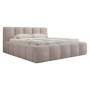 Cama Estofada Giordana c/ Estrado + Sistema Elevatório Inc. + Colchão Opc.