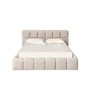 Cama Estofada Niki c/ Estrado e Sistema Elevatório Inc. + Colchão Opc.