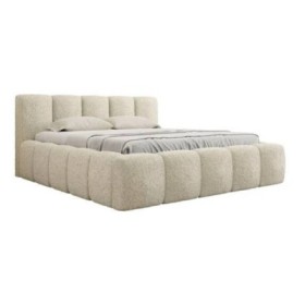 Cama Estofada Giordana c/ Estrado + Sistema Elevatório Inc. + Colchão Opc.