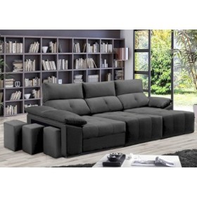 Sofá 2 Plazas + Chaise Long c/ Cama King Small (245x160cm)