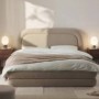 Cama Estofada Salomon + Colchão Opc.